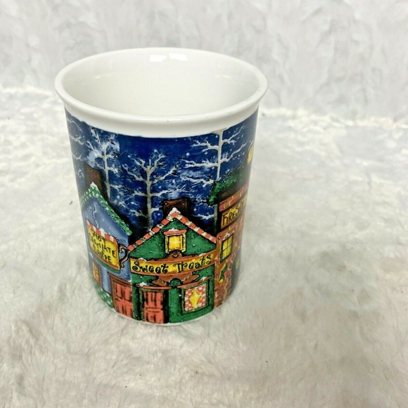 Extra Large Mug Christmas Shoppe Hot Cocoa Firesid - Picture 5 of 6